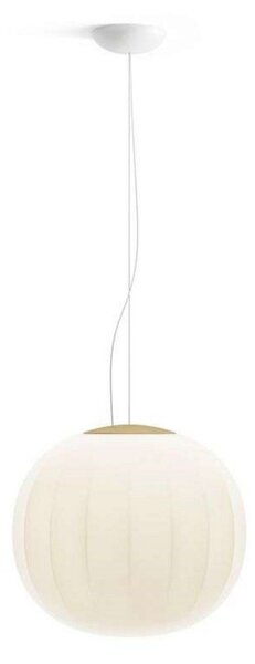 Lampa Wisząca Luceplan, ściemnialny, złoty | mosiężny, salon, szkło