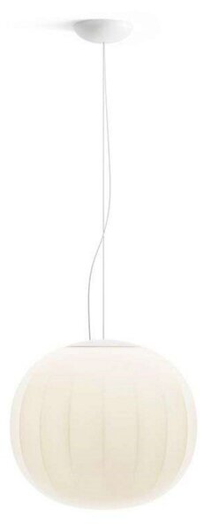 Lampa Wisząca Luceplan, ściemnialny, biały, salon, szkło