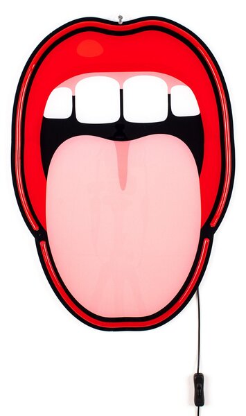 Lampa Ścienna SELETTI, Tongue, wielokolorowy, salon, tworzywo sztuczne, design