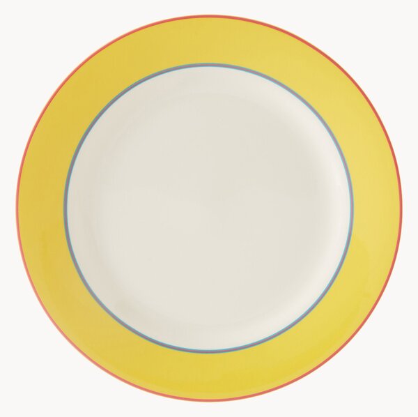 Talerz Calypso Yellow Dinner, 4 szt