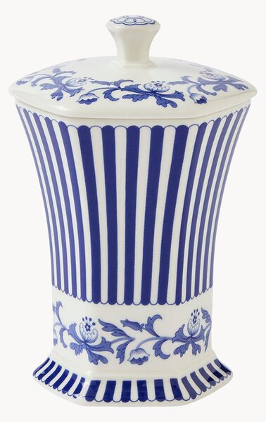 Wazon z porcelany z pokrywką Steccato, W 10 cm