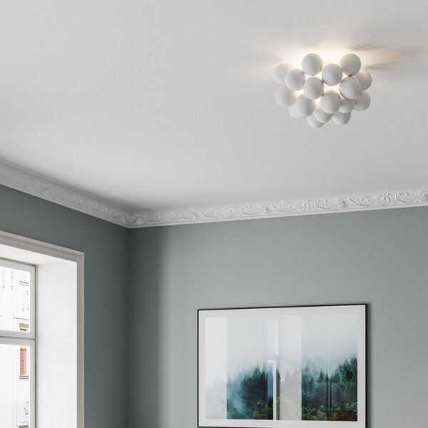 Lampa Sufitowa By Rydéns, Gross, ściemnialny, biały, salon, metal, design