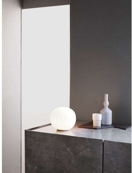Lampa Stołowa Luceplan, ściemnialny, złoty | mosiężny, salon, szkło