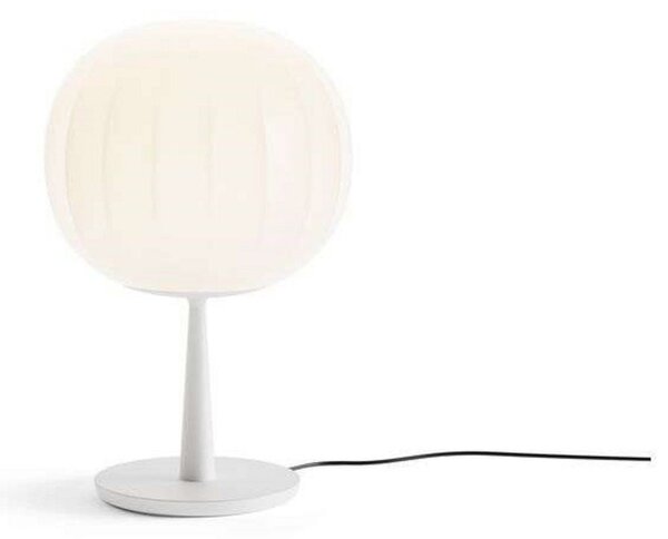 Lampa Stołowa Luceplan, ściemnialny, biały, salon, szkło