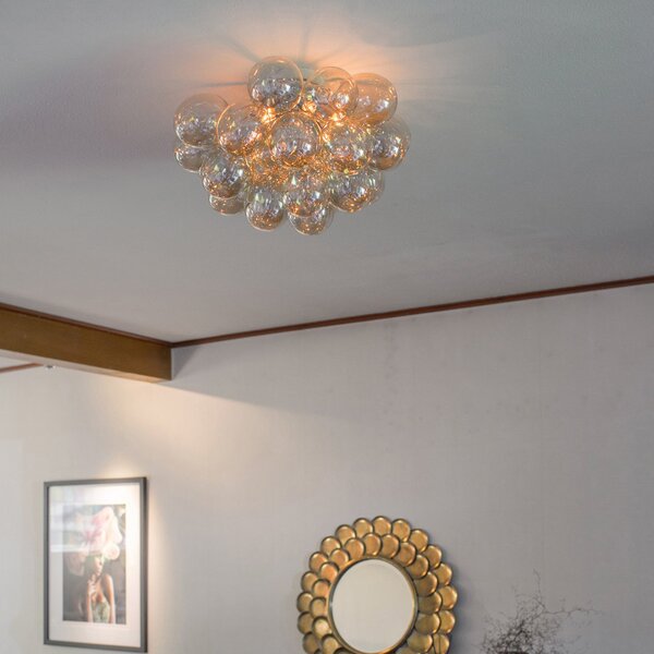 Lampa Sufitowa By Rydéns, Gross, ściemnialny, transparentny, salon, szkło, design