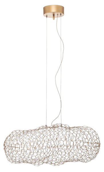 Lampa Wisząca By Rydéns, Hayden, ściemnialny, złoty | mosiężny, salon, metal, design