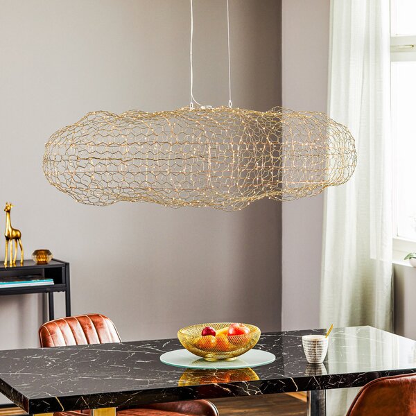 Lampa Wisząca By Rydéns, Hayden, ściemnialny, złoty | mosiężny, salon, metal, design