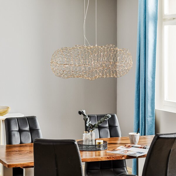 Lampa Wisząca By Rydéns, Hayden, ściemnialny, złoty | mosiężny, salon, metal, design