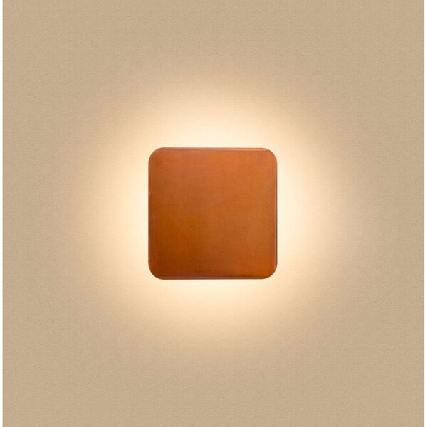 Zewnętrzna Lampa SLV, ściemnialny, brąz rdzawy, taras, aluminium