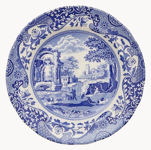 Komplet talerzy śniadaniowych Blue Italian, 4 elem