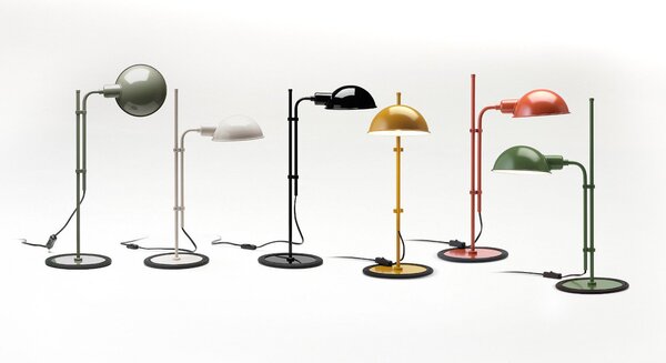 Lampa Stołowa MARSET, Funiculí, pomarańczowy, salon, metal, design