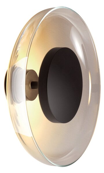 Lampa Ścienna MARSET, Aura Plus, ściemnialny, szary, salon, szkło, design