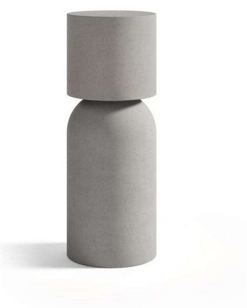 Zewnętrzna Lampa Luceplan, ściemnialny, szary, taras, beton