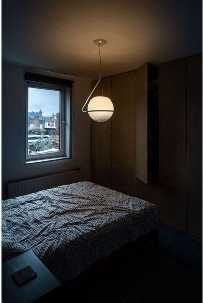 Lampa Wisząca Foscarini, biały, jadalnia, metal