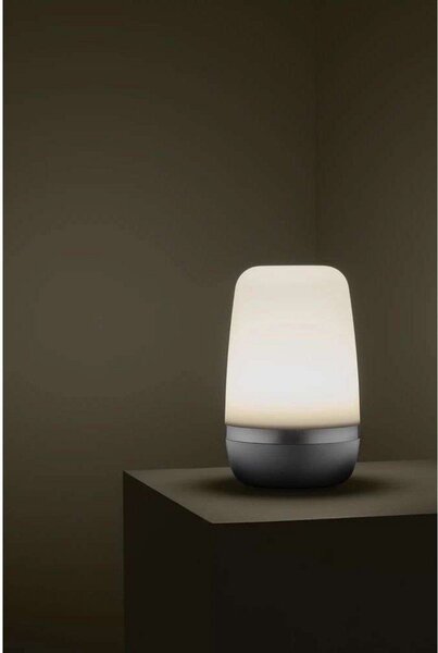 Zewnętrzna Lampa Blomus, ściemnialny, szary, taras, tworzywo sztuczne