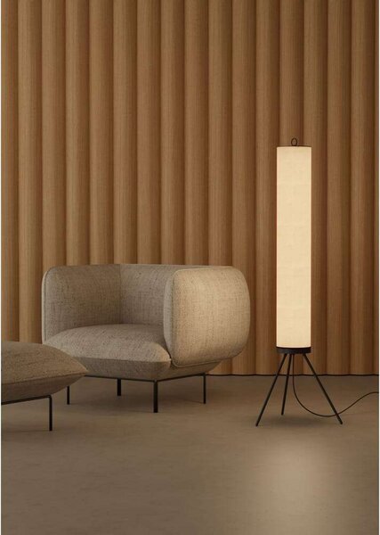 Lampa Podłogowa Aromas del Campo, Nooi, ściemnialny, beżowy, salon, tkanina | tekstylia, skandynawski