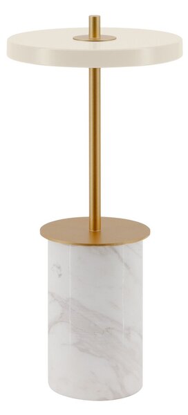 Zewnętrzna Lampa UMAGE, Asteria Move Mini, ściemnialny, biały, taras, kamień, design