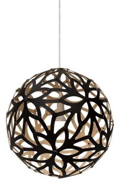 Floral Lampa Wisząca Ø40 Czarna 1 Strona - David Trubridge