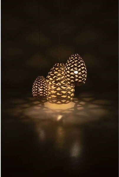 Lampa Wisząca david trubridge, drewniany, salon, bambus