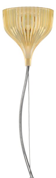 Lampa Wisząca Kartell, Gé, żółty, salon, tworzywo sztuczne, design