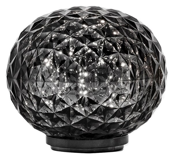 Lampa Stołowa Kartell, Mini Planet, szary, salon, tworzywo sztuczne, design