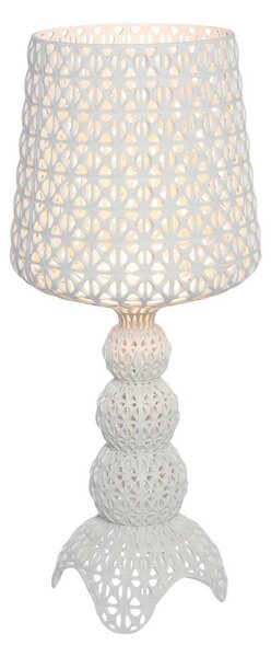 Lampa Stołowa Kartell, Mini Kabuki, ściemnialny, biały, salon, tworzywo sztuczne, design