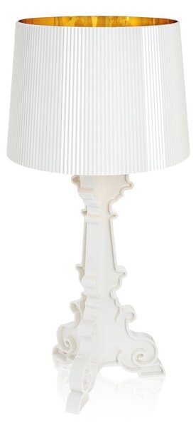 Lampa Stołowa Kartell, Bourgie, ściemnialny, biały, salon, tworzywo sztuczne, design