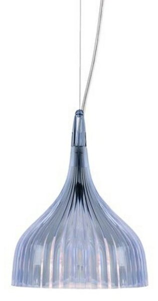 Lampa Wisząca Kartell, niebieski, salon, metal