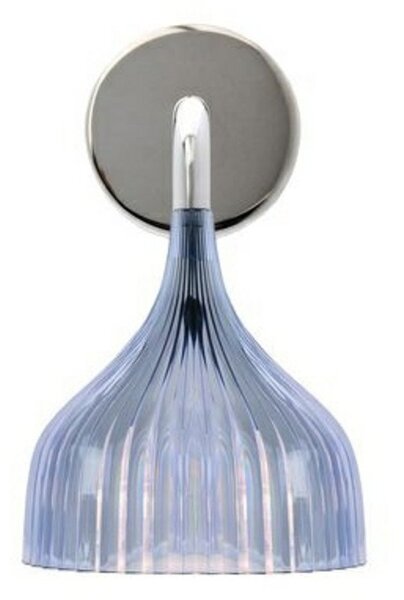 Lampa Ścienna Kartell, niebieski, salon, metal