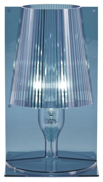 Lampa Stołowa Kartell, Take, niebieski, salon, tworzywo sztuczne, design