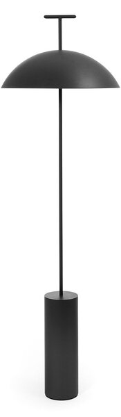 Lampa Podłogowa Kartell, Geen-A, ściemnialny, czarny, salon, metal, design