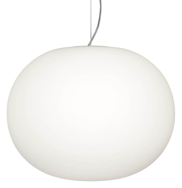 Lampa Wisząca FLOS, GLO-BALL, ściemnialny, biały, salon, szkło, design