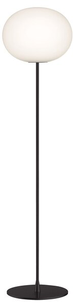 Lampa Podłogowa FLOS, Glo-Ball F3, ściemnialny, biały, salon, szkło, design