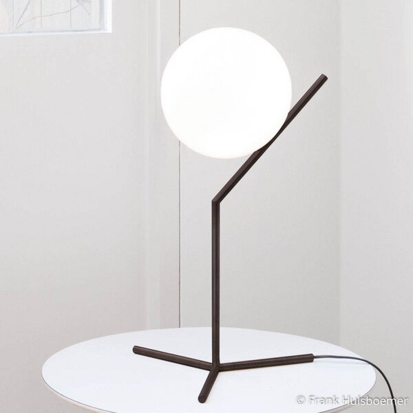 Lampa Stołowa FLOS, IC T1 high, ściemnialny, czarny, salon, metal, design