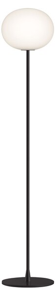 Lampa Podłogowa FLOS, Glo-Ball F2, ściemnialny, biały, salon, szkło, design