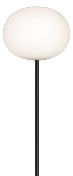 Lampa Podłogowa FLOS, Glo-Ball F2, ściemnialny, biały, salon, szkło, design