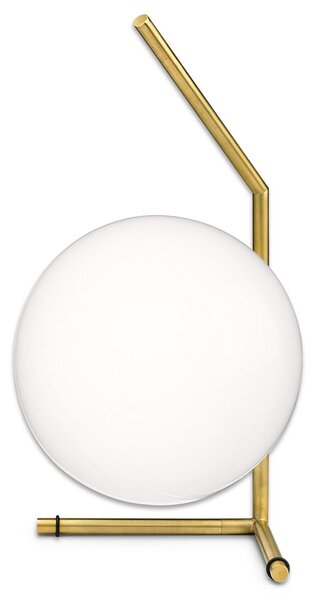 Lampa Stołowa FLOS, IC T1, ściemnialny, złoty | mosiężny, salon, metal, design