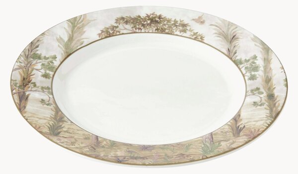 Komplet talerzy z porcelany Tall Trees, 4 elem