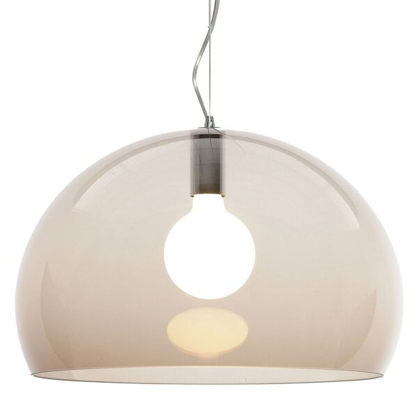 Lampa Wisząca Kartell, FL/Y, ściemnialny, brąz rdzawy, salon, tworzywo sztuczne, design