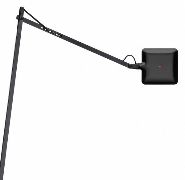 Lampa Podłogowa FLOS, KELVIN, ściemnialny, czarny, salon, metal, design