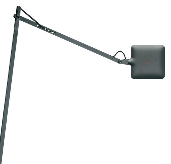 Lampa Podłogowa FLOS, KELVIN, ściemnialny, czarny, salon, metal, design