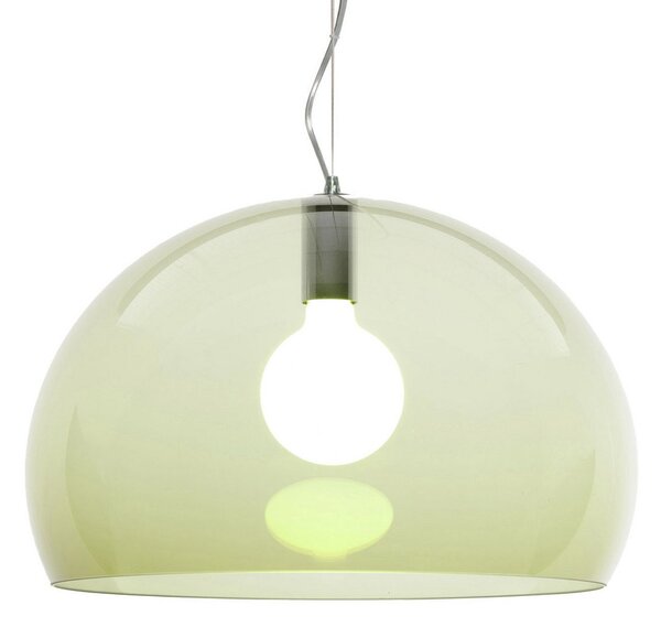 Lampa Wisząca Kartell, FL/Y, ściemnialny, zielony, salon, tworzywo sztuczne, design