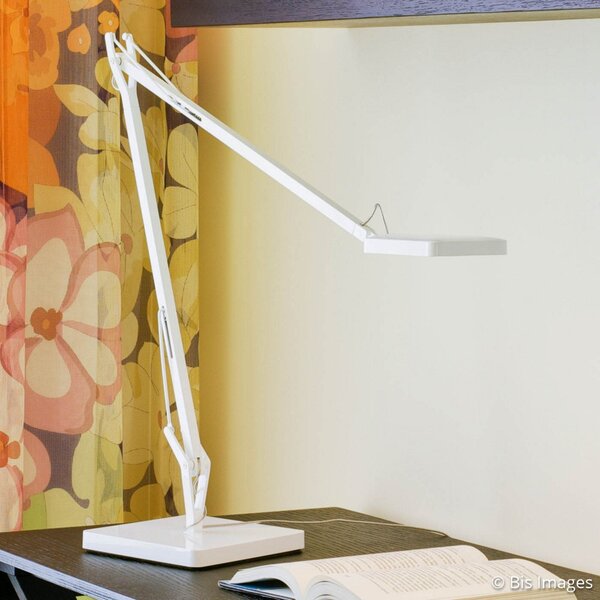 Lampa Stołowa FLOS, KELVIN, biały, gabinet | pracownia, metal, design