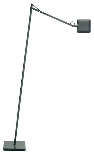 Lampa Podłogowa FLOS, KELVIN, ściemnialny, czarny, salon, metal, design