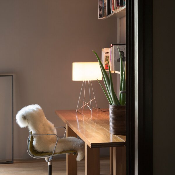 Lampa Stołowa FLOS, RAY, ściemnialny, biały, salon, metal, design