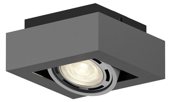 Lampa Sufitowa Arcchio, Ronka, ściemnialny, szary, salon, metal, nowoczesny