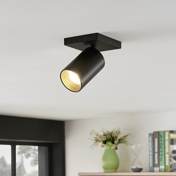 Lampa Sufitowa Arcchio, Brinja, ściemnialny, czarny, przedpokój, aluminium, nowoczesny
