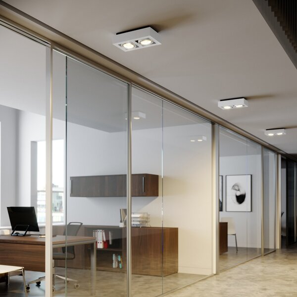 Lampa Sufitowa Arcchio, Ronka, ściemnialny, biały, salon, metal, nowoczesny