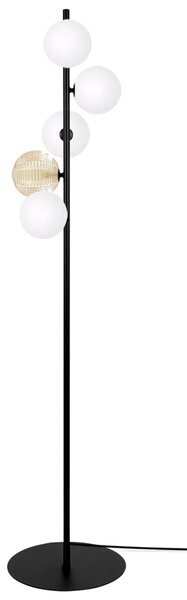 Stojąca lampa z mlecznymi kloszami B5-D75
