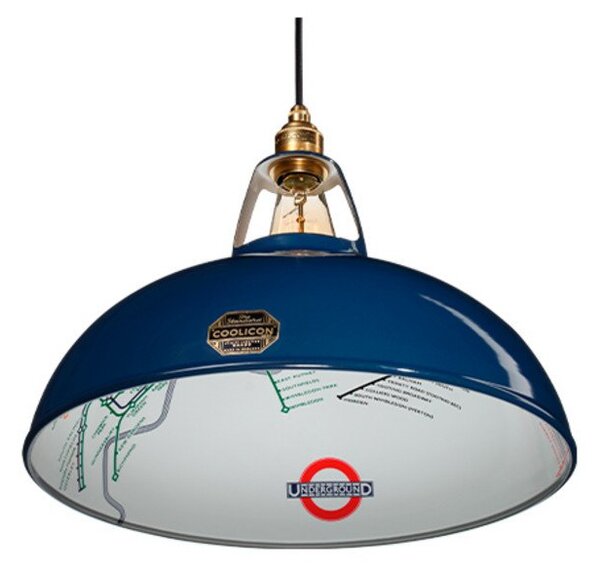 Lampa Wisząca Coolicon, niebieski, salon, metal, design